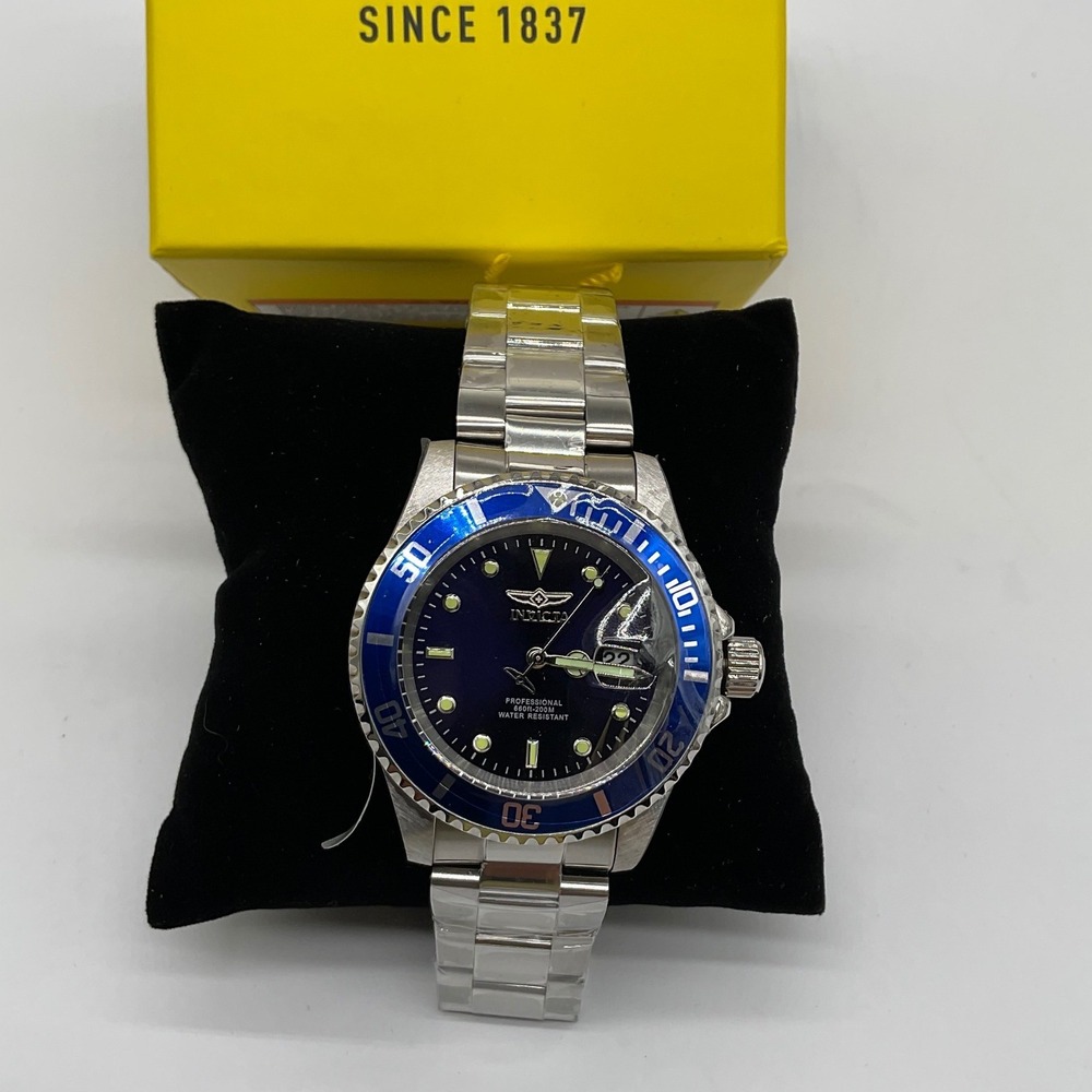 Invicta Pro Diver Coastpath Mens‎ Watch 40mm Blue Dial Stainless Steel 43403